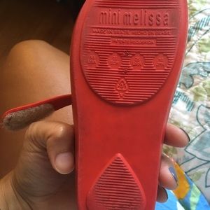 Mini melissa size 10 .. Red Mikey&mini kiss